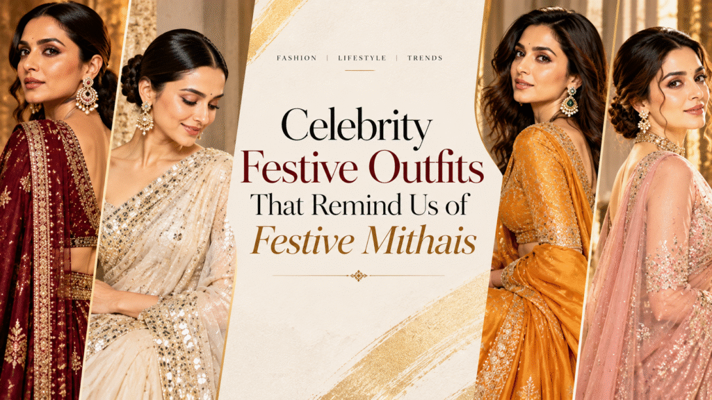Indian Festive Fashion: Celebrity Outfits That Look as Sweet as Mithai